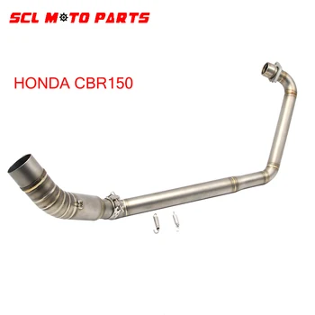 

ALconstar-Racing Motorcycle Full System Exhaust Escape Modified Contact Front Middle Link Pipe Slip-on For Honda CBR150