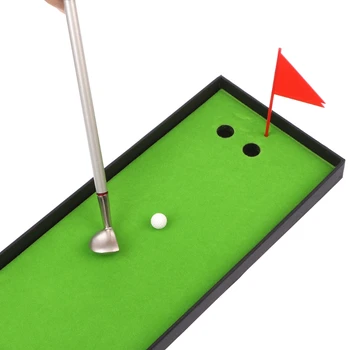 

3Pcs Metal Golf Models Ball Pen + 2pcs Golf Balls Training Tool Set Accessories