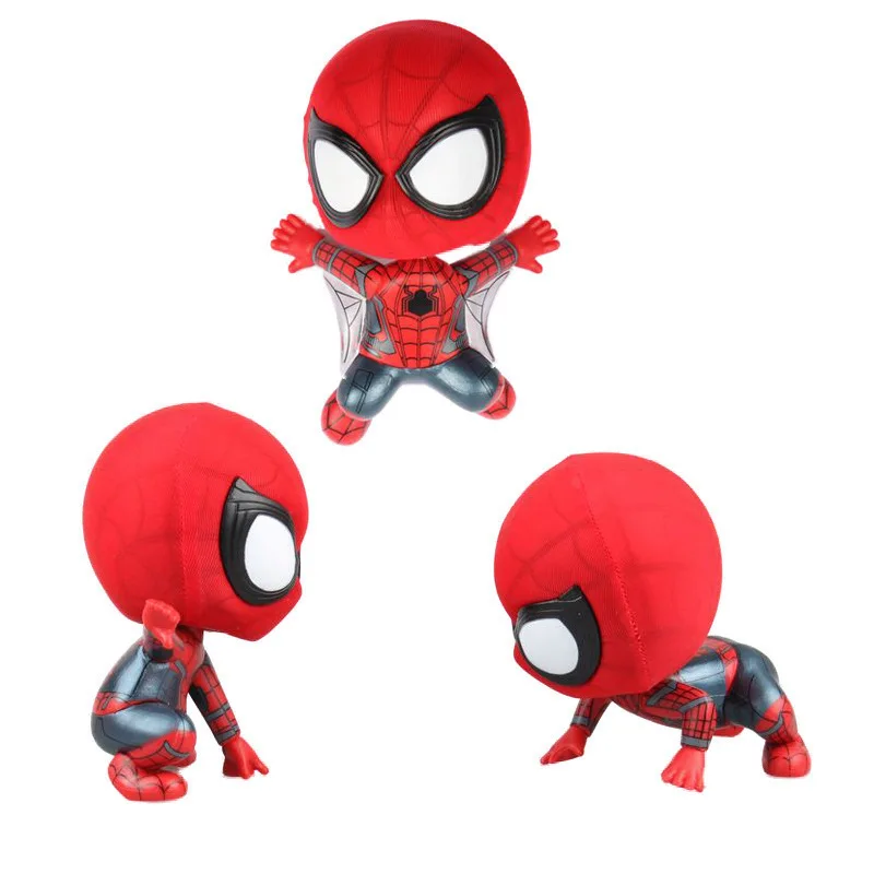 

Spiderman Hero Returns Squatting Climb Attitude free n'asakii Rotating Cute Spider-Man Car Mounted bai jian he Egg