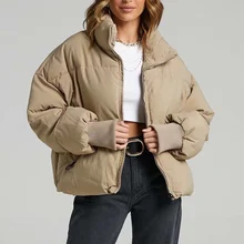 

Women's jackets branded garments winter coats hoods windbreaker pockets casual loose fitting women's coats women's