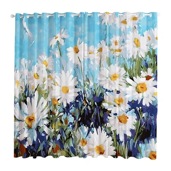 

Curtain Blackout Van Gogh Paintings Curtain Customized Abstract Oil Painting Customized Designer Curtains For Bedroom Home Decor