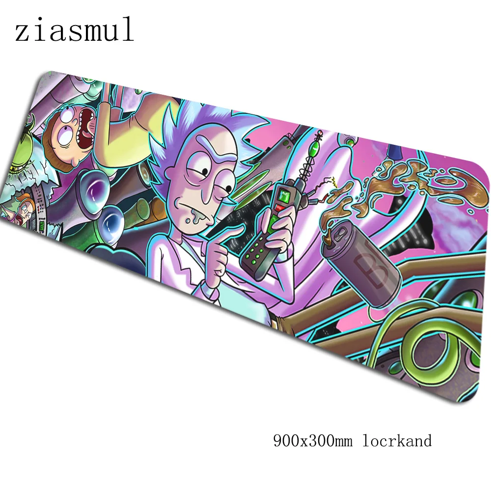 Rick and morty коврик для мыши 900x300x3 мм коврики для мыши подарок для мальчика игровой коврик для мыши геймер Индивидуальные персонализированные коврики для мыши Клавиатура ПК pad - Цвет: Size 900x300x3mm