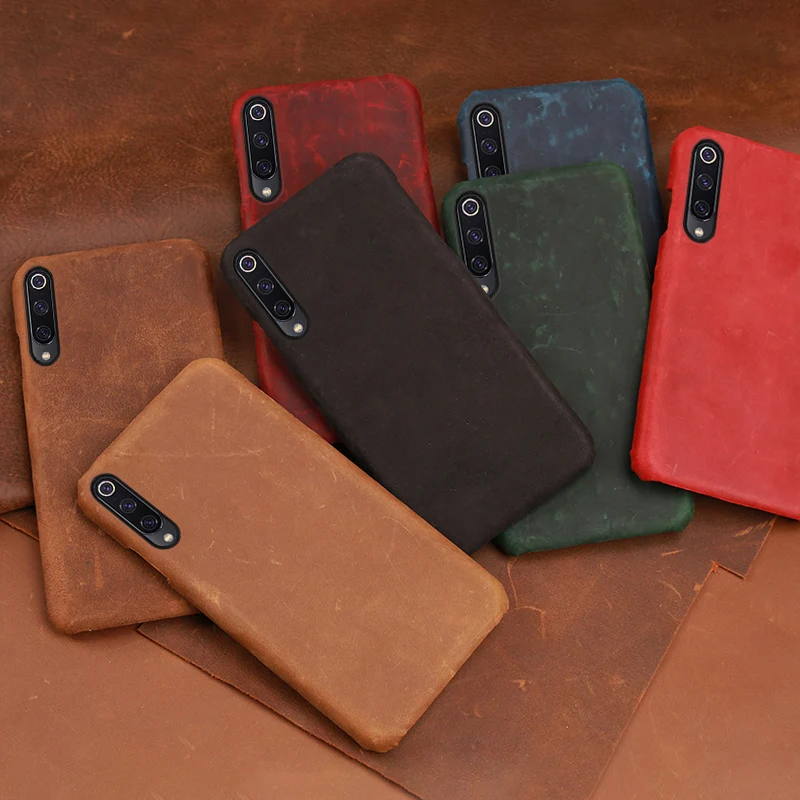 Чехол для телефона Xiaomi Mi 5s 5c 6 8se max mix 2 lite Crazy horse чехол Redmi s2 3 4 4a 5a note Pro задняя