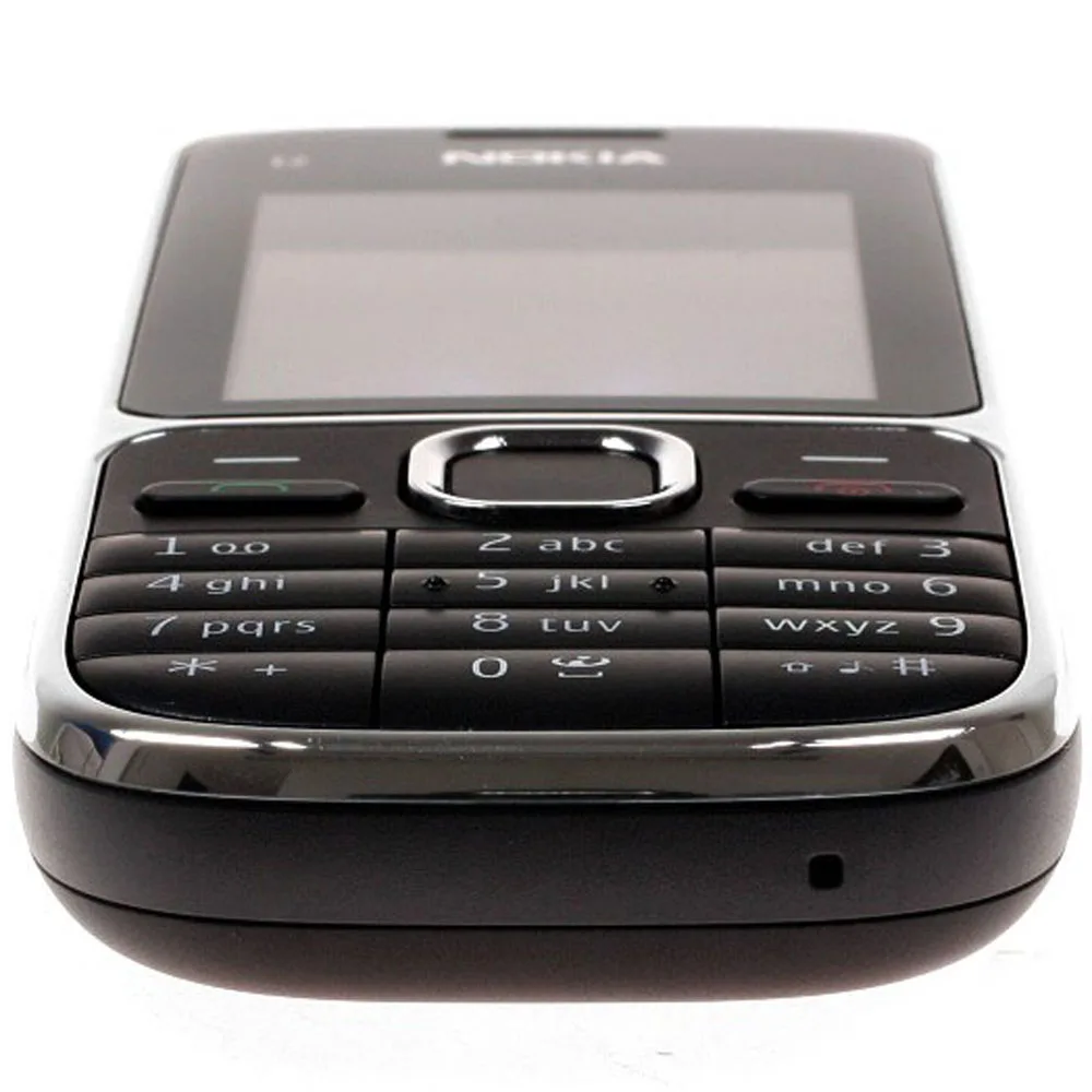 Nokia C2-01 разблокированный мобильный телефон C2 2," 3.2MP Bluetooth русский и Иврит Клавиатура Восстановленный GSM/WCDMA 3g телефон