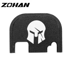 Zohan glock slide placa de cobertura traseira capa traseira laser gravado placa de extremidade adequado para g17 g19 g20 g21 g22 pistola acessório