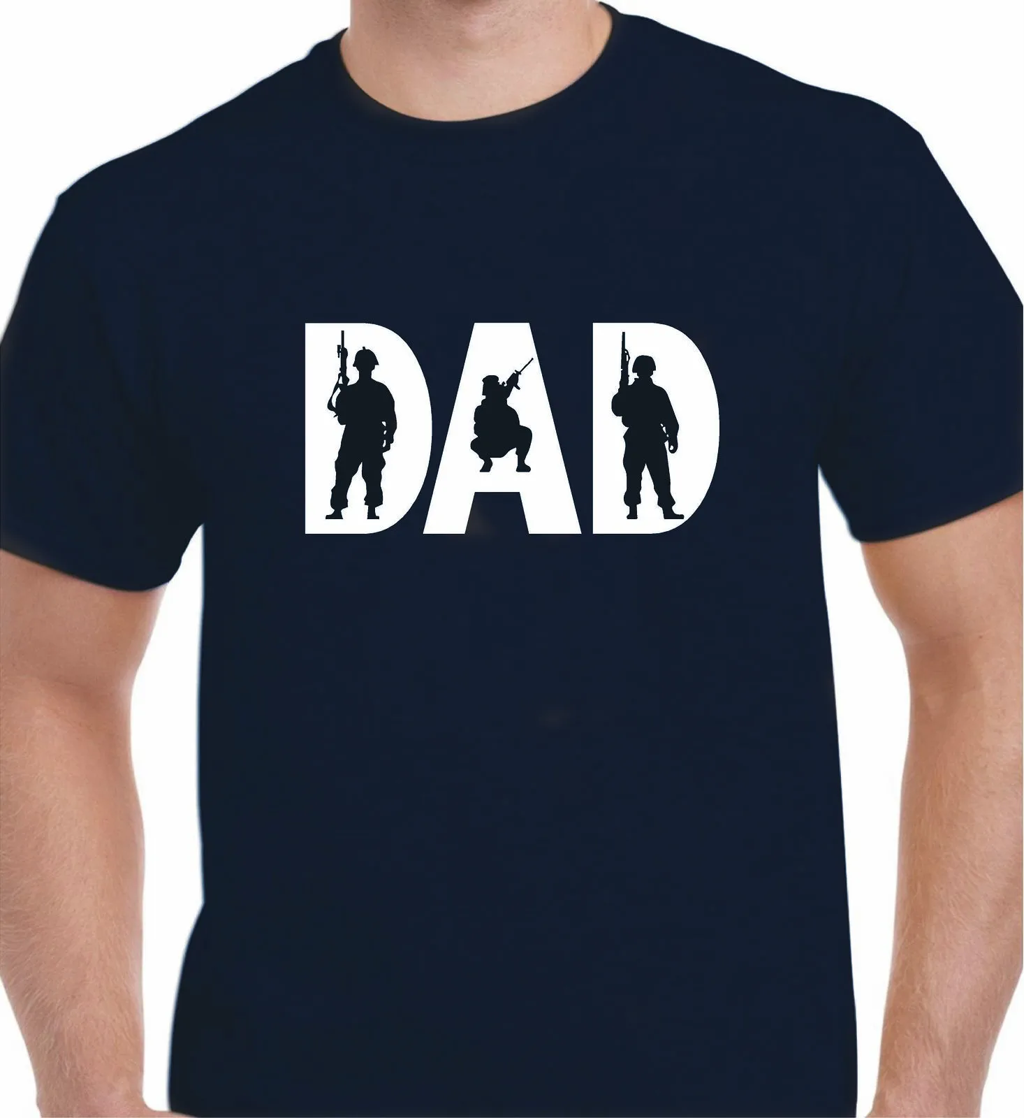 Military DAD T Shirt, USA Veterans 