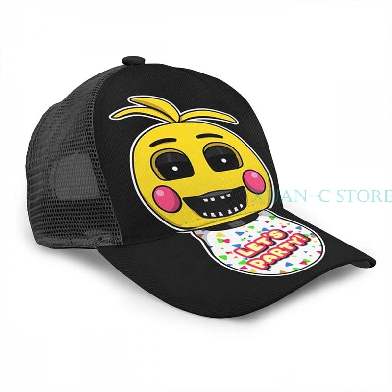 Five Nights at Freddy's-FNAF 2-Toy Chica баскетбольная кепка мужская и женская модная черная шляпа унисекс с принтом - Цвет: One Size