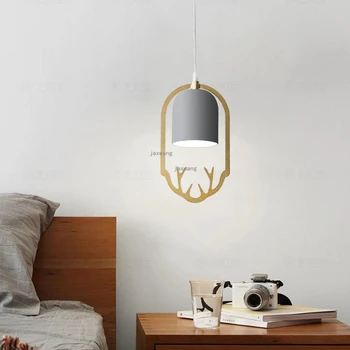 

Home Decor Ceiling Hanging Lamps Nordic LED Pendant Lights Modern Restaurant Luster Hanglamp Luminaire Bedroom Light Fixtures