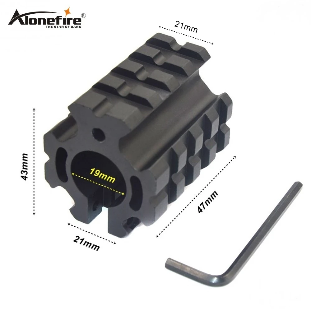 ALONEFIRE M61 Универсальный 3 Пикатинни Вивера 19 мм кольцо бочонок охотничий прицел крепление 21 мм подходит для винтовки прицел пистолет 1 шт