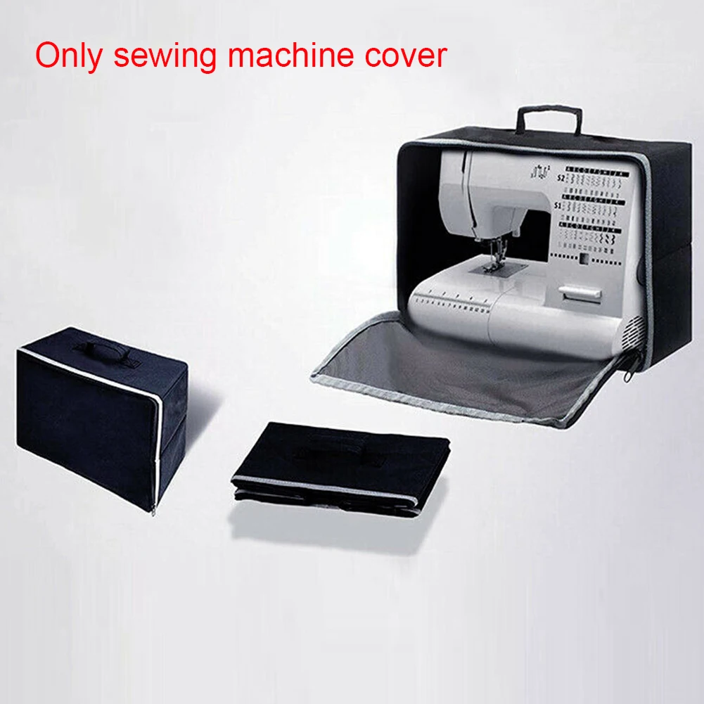 Универсальная защитная Пыленепроницаемая Сумка-тоут из ткани Оксфорд, дорожная Верхняя ручка, чехол для швейной машины, органайзер для хранения, застежка-молния