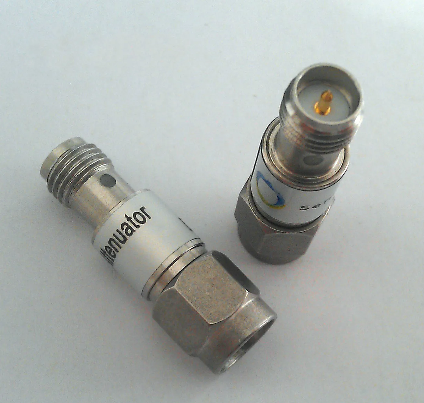 Обратная полярность RP SMA Фиксированный аттенюатор att: 1-40db; dc-3g, 6G, 13g; 2W лазерная этикетка