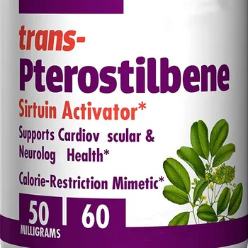 

Pterostilbene 60pcs Antibacterial antioxidant U.S.A