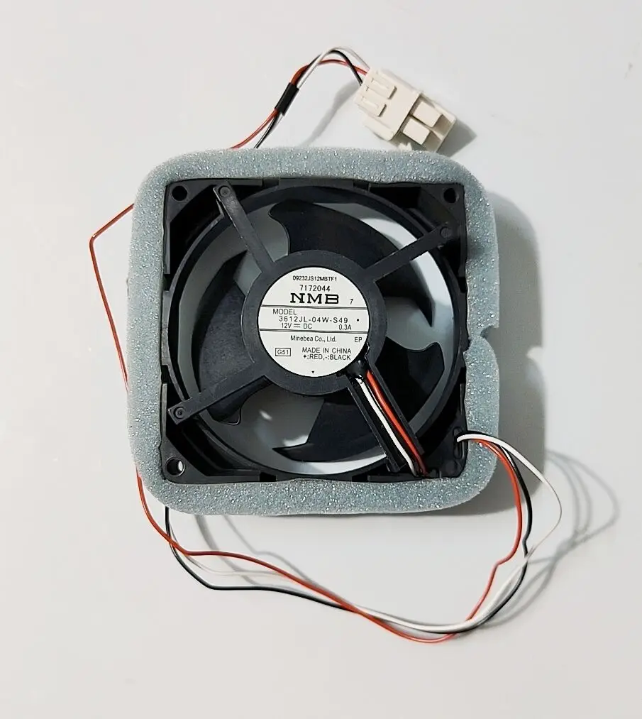 1 Pz Frigorifero Congelatore Ventola Di Raffreddamento Per Samsung Frigorifero Nmb-Mat Modello 3612Jl-04W-S49 12V 0.3A 9.2Cm Parti Accessori