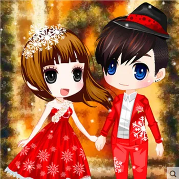 

New fashion 5D DIY Diamond Painting Cross Stitch Full Square couple Embroidery Cross Stitch painting Home Decor 0327-641