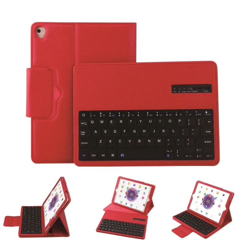 

Removable Coque for iPad Air Air 2 iPad 9.7 2017 Case with Keyboard Bluetooth PU Leather for iPad Pro 9.7 iPad 5th Keyboard Case