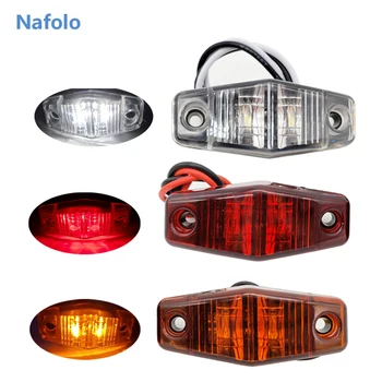 

12V-24V LED Side Marker Lights Car External Lamp Warning Tail Light Auto Trailer Truck Lorry Car lights 12V