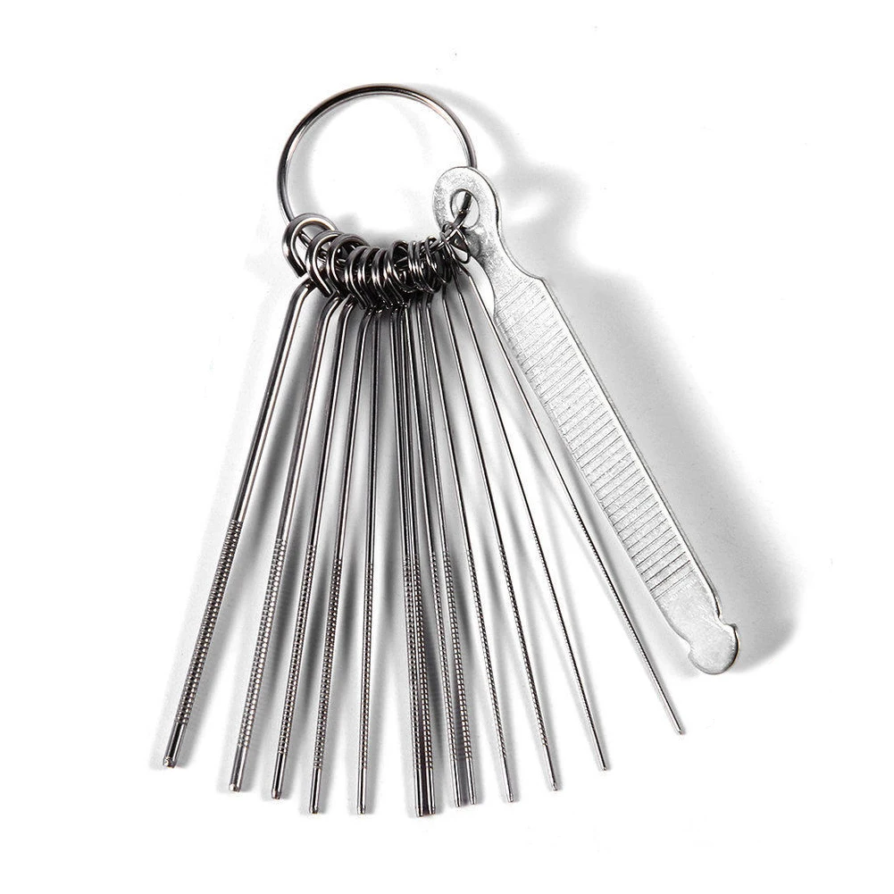 

Stainless Steel Portable Repair Tools DIY Guitar Saw Rods Silver Accessory Slot Nut File