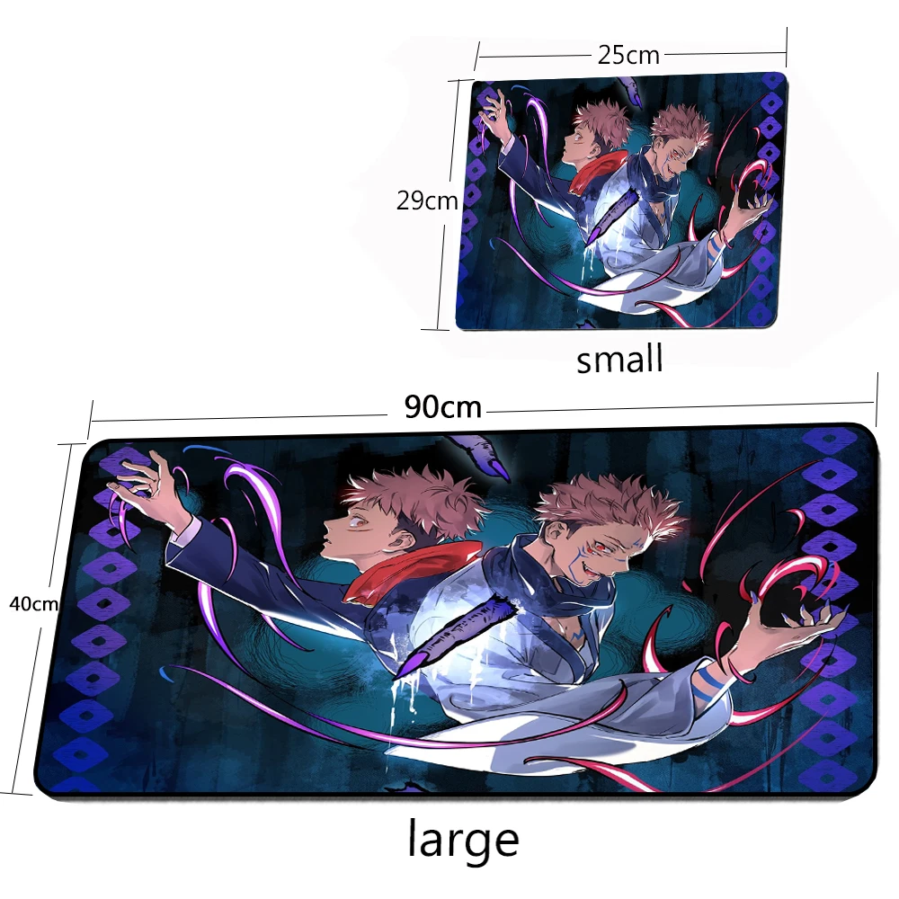 Mouse Pad Gaming Mousepad Computer Desk Mat XGZ Anime Jujutsu Kaisen Laptops Gaming PC Gamer Keyboard Rug Mat Gaming Accessories Mouse Pad Xxl Desktop Anime