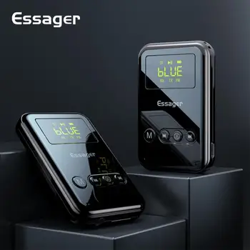 

Essager Bluetooth 5.0 Trasmettitore Ricevitore LED Aux Audio Adattatore Protable bluetooth receiver for xiaomi ugreen 3.5mm