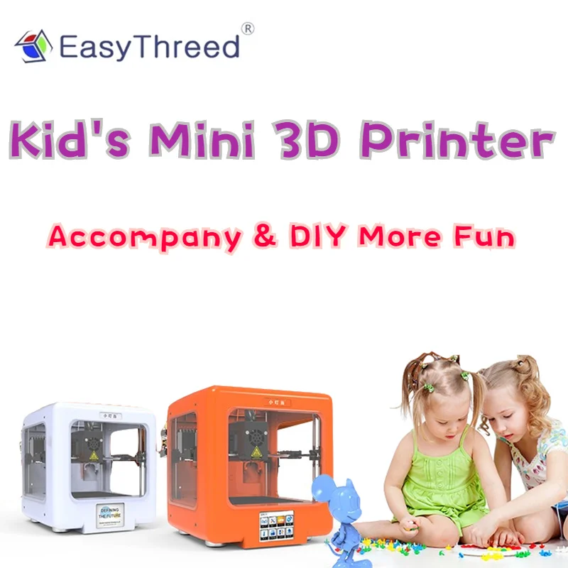 Easythreed мини 3d принтер для детей высокая точность хороший дизайн персональный DIY
