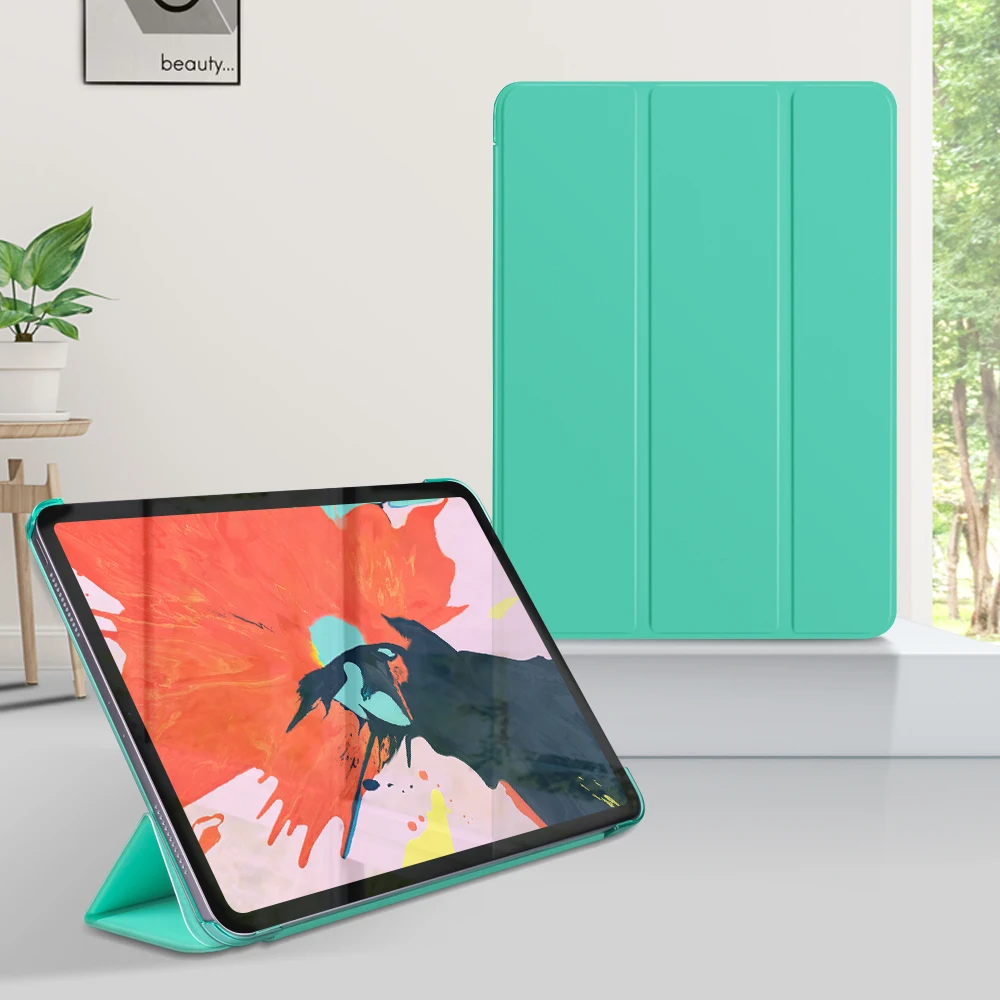 Для Apple ipad Pro 11 чехол кожаный трехслойный Магнитный чехол-подставка для ipad Pro 11 чехол Автоматический Режим сна/пробуждения A80/A2013