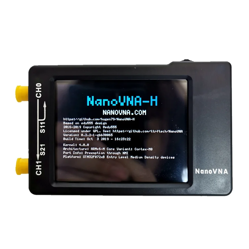 Векторный сетевой анализатор NanoVNA-H 50 кГц~ 1,5 ГГц Nano VNA Коротковолновая HF UHF Антенна UV анализатор+ батарея+ lcd+ пластиковый чехол