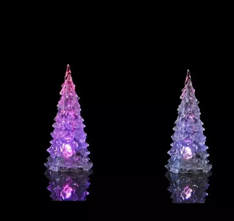 

Colors Changing Christmas Tree Light Shape LED Night Light Bulb E27 Base Festival Bedroom Decoration Lighting