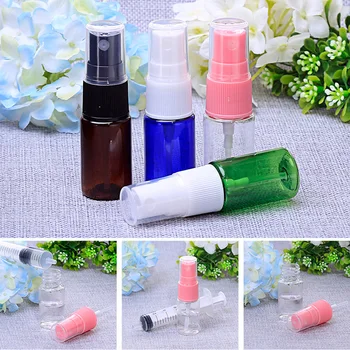 

NEW 10pcs 10ml Clear Plastic Spray Refillable Perfume Bottles PET Atomizer Empty Cosmetic Container Travel Make up Sample Vials