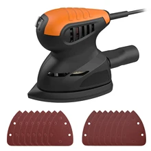 

METERK Portable Electric Mouse Sander Detail Sanding Machine Woodworking Tools With 16PCS Sandpapers Lightweight Power Tools