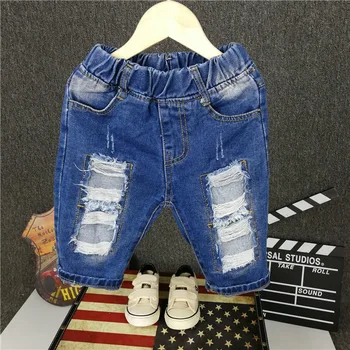 

New boy friend style Baby Boy Jeans shorts 2-7 Age Kids Boys blue Denim shorts Boys shorts Pure Cotton High Quality