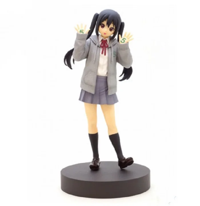 18 см аниме фигурка K-ON 5th юбилей Адзуса Накано тайнака ритсу Kotobuki Tsumugi Акияма Мио ПВХ Модель Коллекция кукла - Цвет: Azusa no box