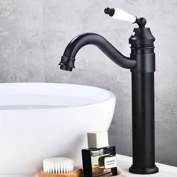 

all copper, cold and hot, American style basin, antique faucet, European style retro toilet, basin faucet on the stage