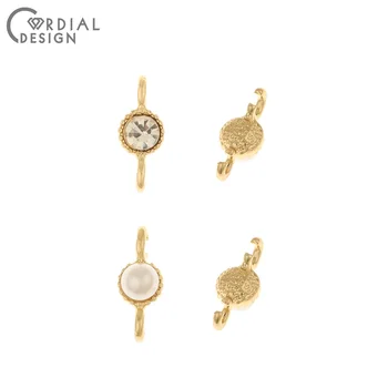 

Cordial Design 100Pcs 6*15MM Jewelry Accessories/Imitation Pearl/Charms/Round Shape/Hand Made/DIY Connectors/Earring Findings