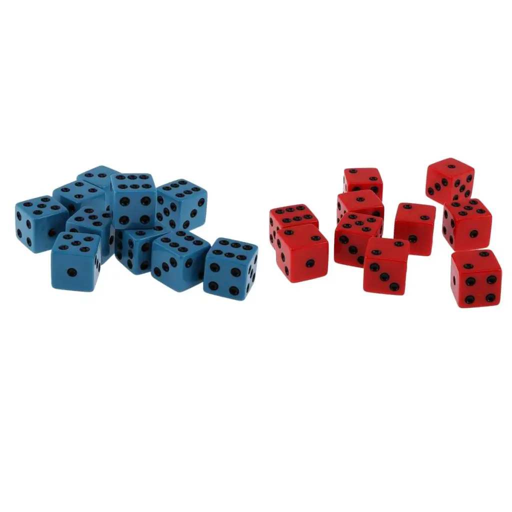 20X18 мм шестисторонние D6 Spot кости для D& D TRPG вечерние настольные игры игрушки KTV шейкер