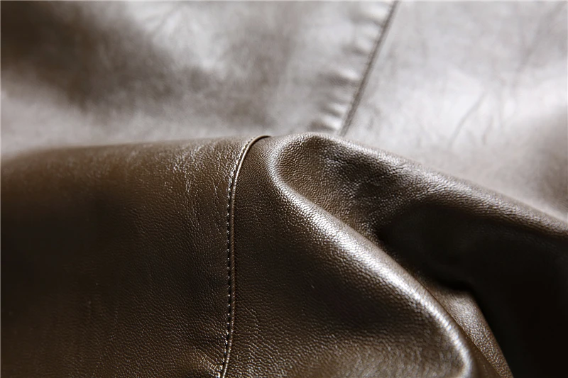 Г. nueva chaqueta de cuero de motocicleta de alta calidad para hombre cuello vuelto abrigos casuales primaver hombres chaqueta