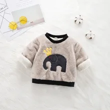 Осень-зима ; детский пуловер; бархатный свитер для малышей