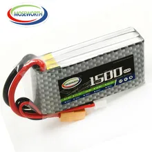 3S RC LiPo батарея 11,1 V 1500mAh 35C для радиоуправляемый самолет, Квадрокоптер, вертолет, Квадрокоптер, батареи LiPo