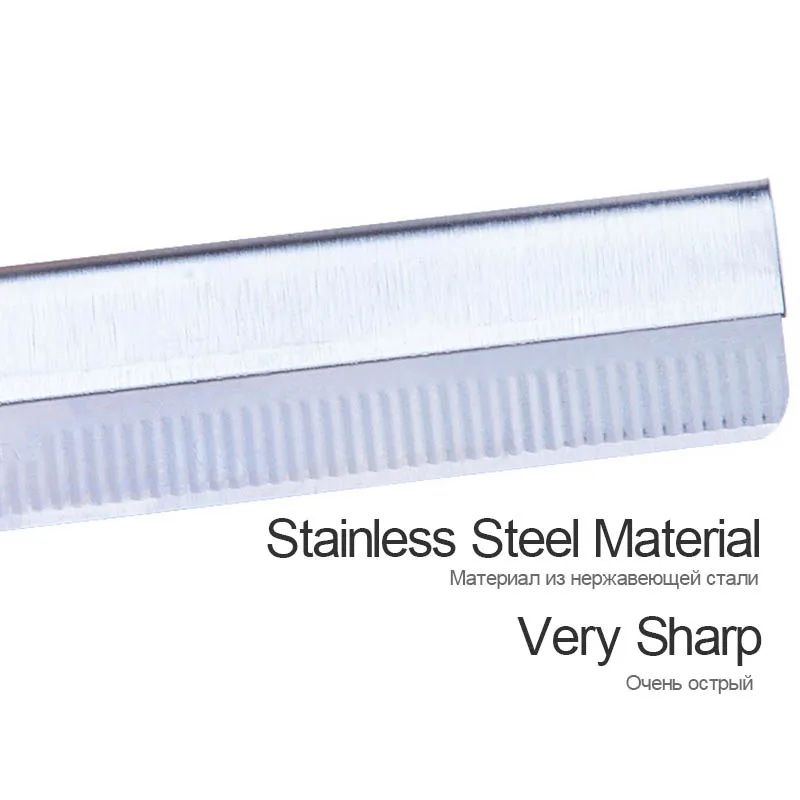 100pcs Stainless Steel Scraper Eyebrow Blade Knife Professional Razor Hair Blade Tattoo Eyebrow Trimmer Makeup Beauty Tools 3
