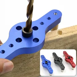 Kit de guidage de perçage auto centrant pour bois, outils de menuiserie, poche verticale, gabarit de perçage, localisateur, perforateur de trous 6/8/10mm 