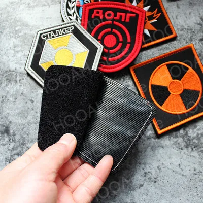 Полоса ядерный Мощность завод излучения патч Сталкер s.t.a.l.k.e. Фракции наёмников одиночек атомная сила значок патч Чернобыль