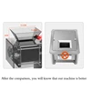 Commercial Electric Meat Cutter Machine For Cutting Vegetable Shreds High Quality Desktop Meat Slicer 4