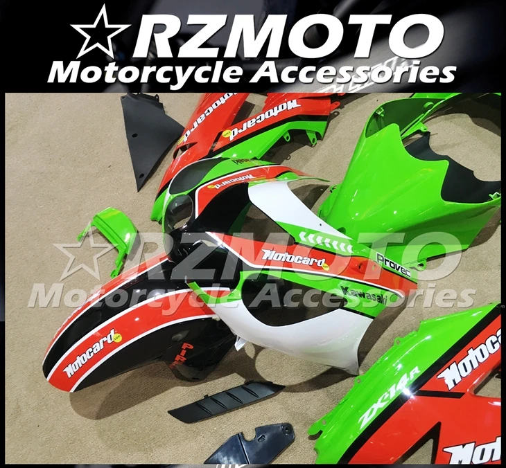 ABS мотоцикл обтекатель комплект для KAWASAKI ZX-14R 2006-2011 год кузов литьевая форма Магазин № 2201