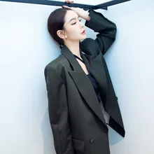 ^^Best Offers New black suit fashion leisure show thin Korean suit women 2019 Notched Casual Button Single Button Full suit women ^^Best Offers New black suit fashion leisure show thin Korean suit women 2019 Notched Casual Button Single Button Full suit women