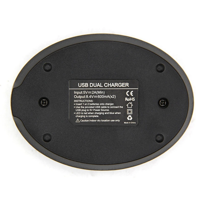 Зарядное устройство с двумя usb-портами для Lp-E6 Lp E6 Lpe6, Аккумулятор для камеры Canon 5D Mark Ii Iii 7D 60D Eos 6D 70D 80D