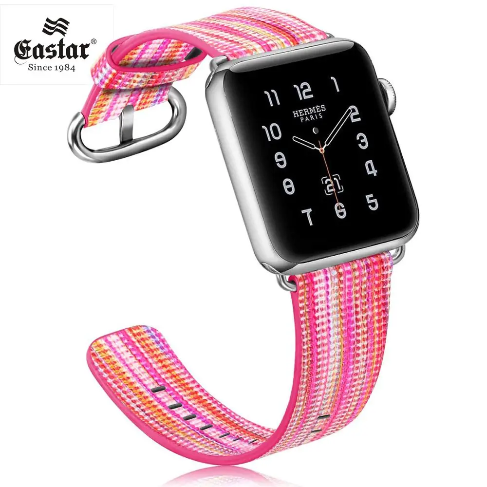 Ремешок из натуральной кожи для apple watch band цветной браслет петля iwatch 44 мм 40 5/4/3/2/1