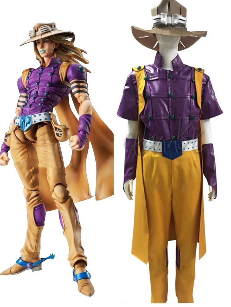 COSHoHo Anime JOJO'S Bizarre Adventure SBR Steel Ball Run Julius