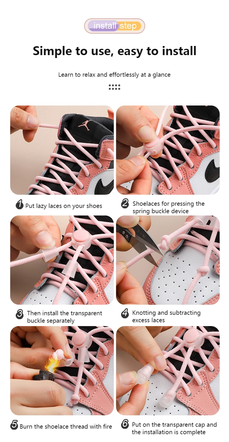 Spring Lock Shoelaces - true-deals-club