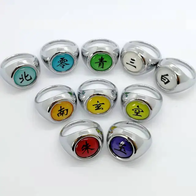 Anime Cosplay Ring Akatsuki Itachi Pain Metal Finger Adult Ninja Props  Accessories Cool Stuff Gift - AliExpress