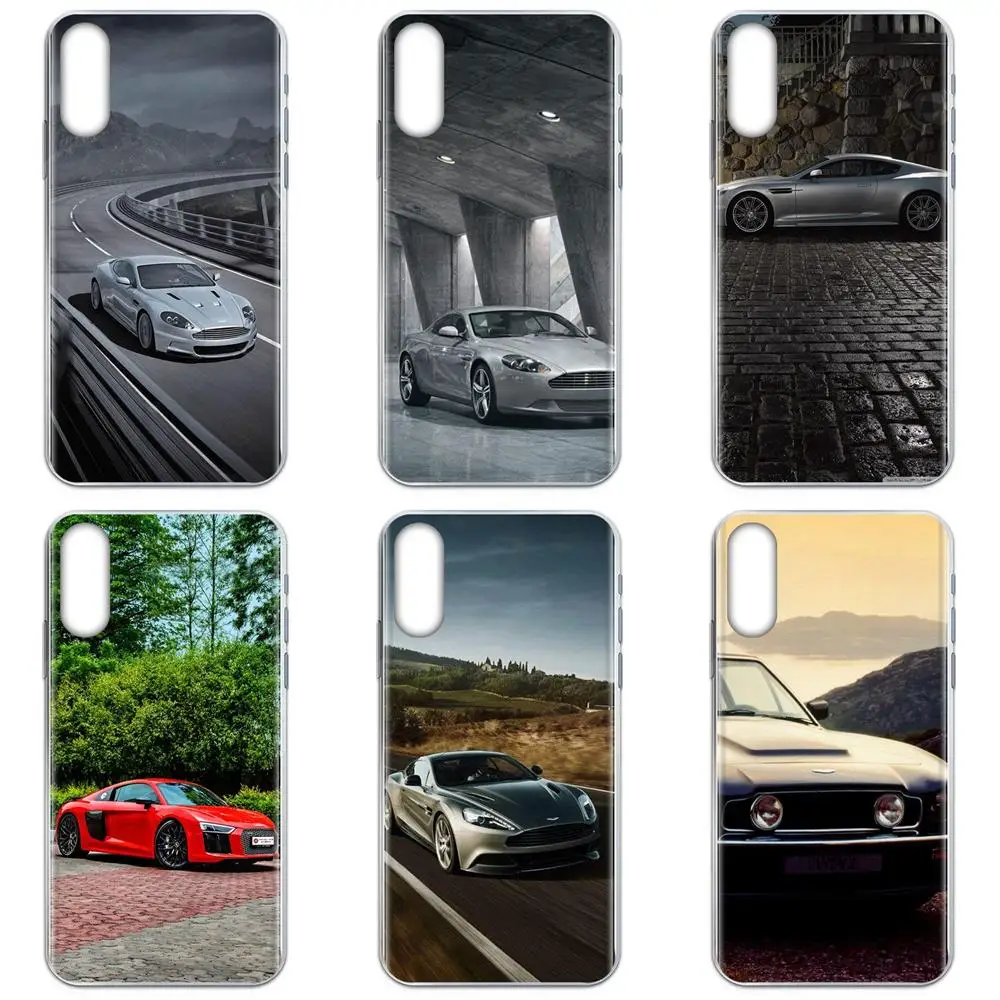 For Huawei P7 P8 P9 P10 P20 P30 Lite Mini Plus Pro Y9 Prime P Smart Z 2018 2019 Soft TPU Hybrid Fashion Super Cars Aston Martin | Мобильные