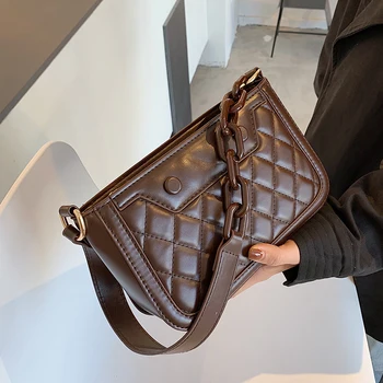 

Hong Small Bag Women's Bag 2020 New Trendy Fashion Trending Small Square Bag All-matching Ins Shoulder Messenger Bag Flap Casual